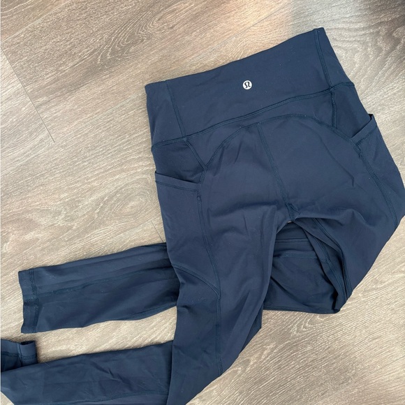 lululemon athletica Pants - Lululemon Navy Leggings Size 4